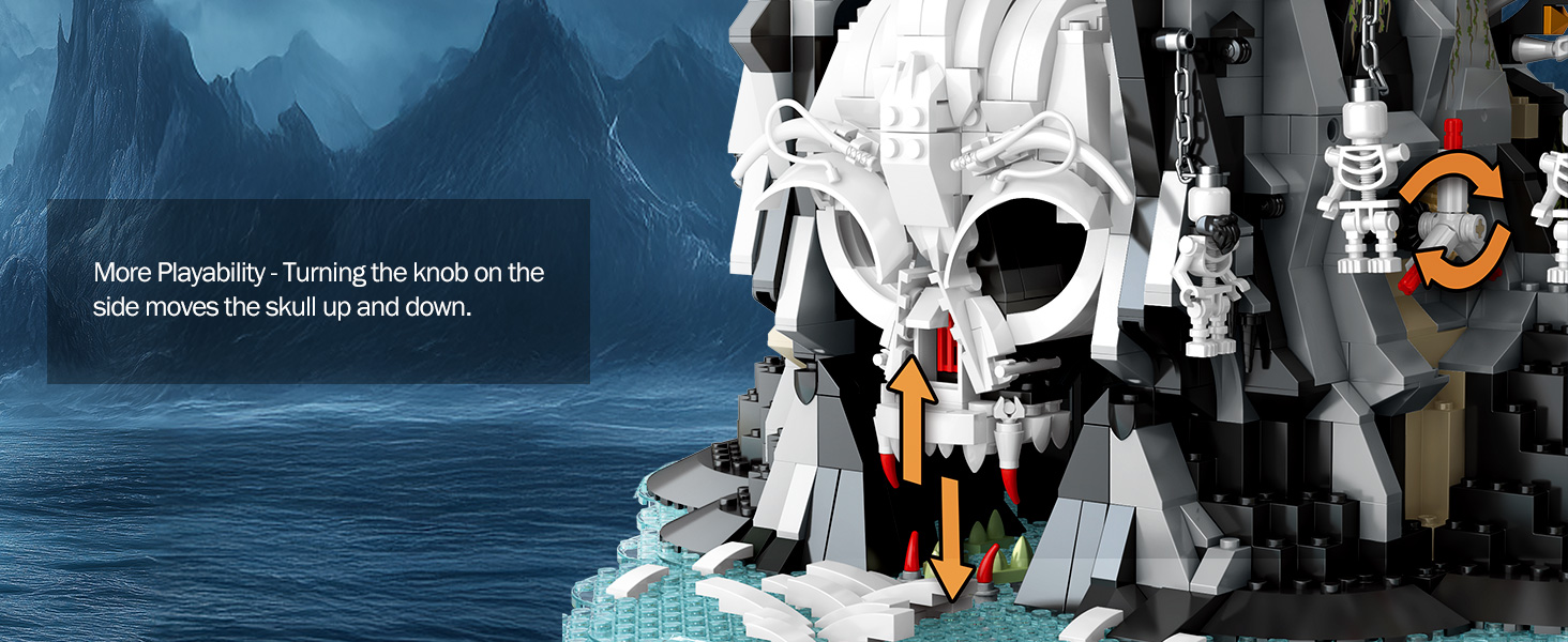 Reobrix Medieval Pirate Bay Building Set