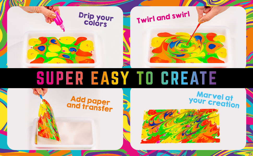 Rainbow Marbling Kit