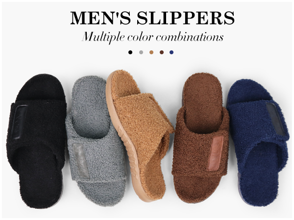 Amazon.com: ONCAI Mens House Slippers with Arch Support，Fur