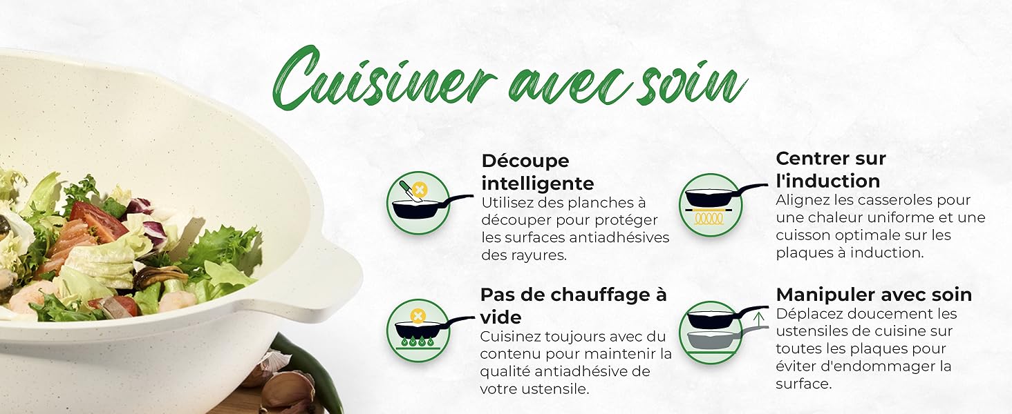 JUST PERFECTO Batterie de cuisine induction + poêles anti-adhésives + convient à tous les feux de cuisson - pour cuisine Af38acd9 180d 4012 Ac0f 9acf3d1626ae. CR0,0,2928,1200 PT0 SX1464 V1