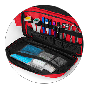 Scherber Premium First Responder Aid Pouch Pack | Professional EMT/EMS