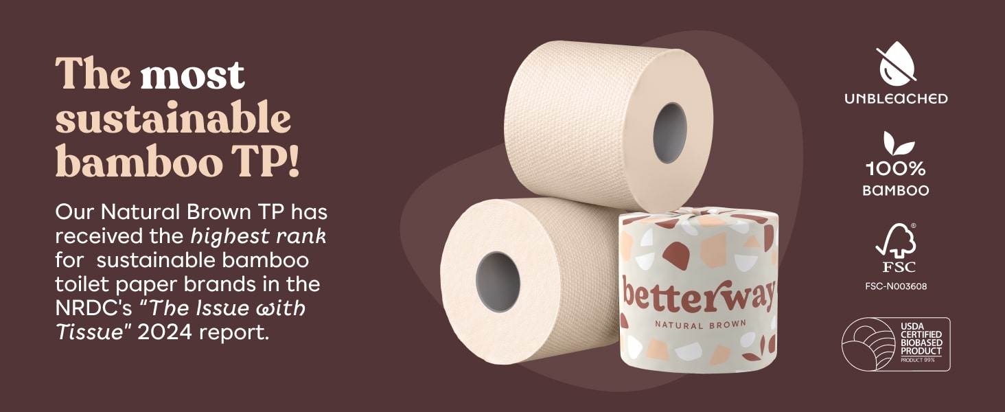 The most sustainable bamboo TP.