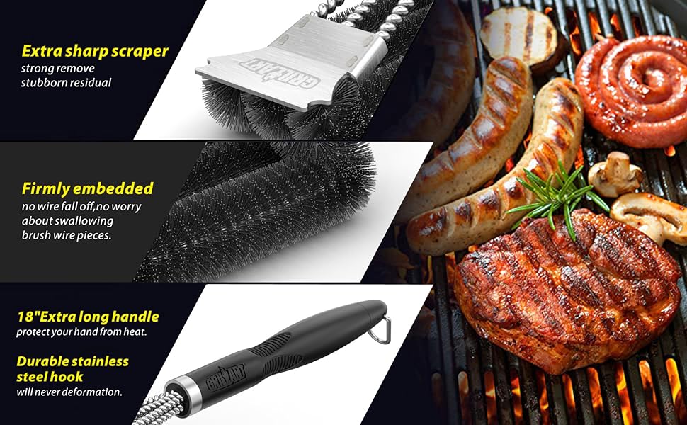 Extra Strong Grill Brush