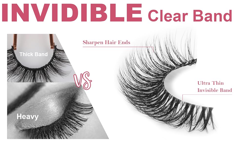 wispy mink lashes natural look