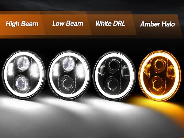 Amazon.com: MGLLIGHT 5 3/4 5.75 inch LED Headlight with
