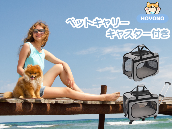 ※*※様 HOVONO 特大 ペットカート 猫 犬 折りたたみ キャスター付き Amazon.co.jp: HOVONO 特大 猫 キャリー キャスター付き 小型 犬
