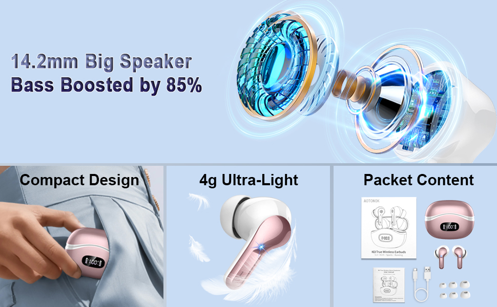 bluetooth Wireless Earbuds 