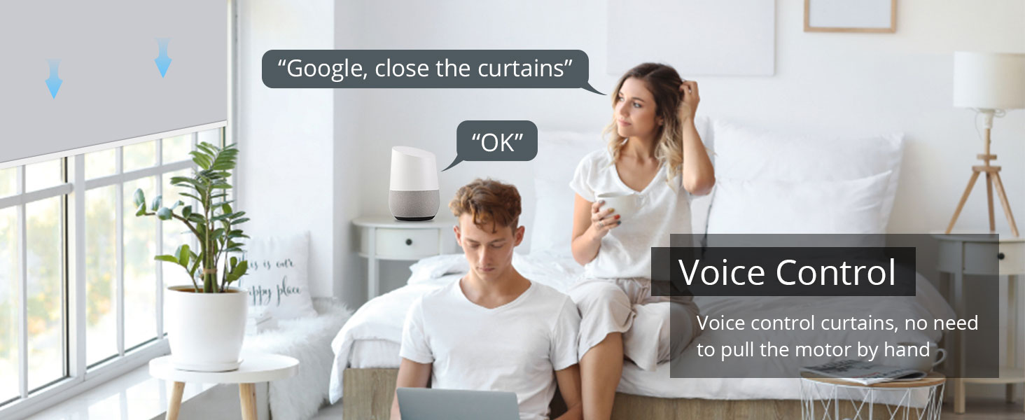 Matter Thread Motor de persianas inteligentes para tubo