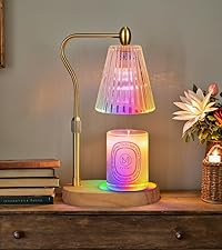 Lámpara calentadora de velas con cambio de color