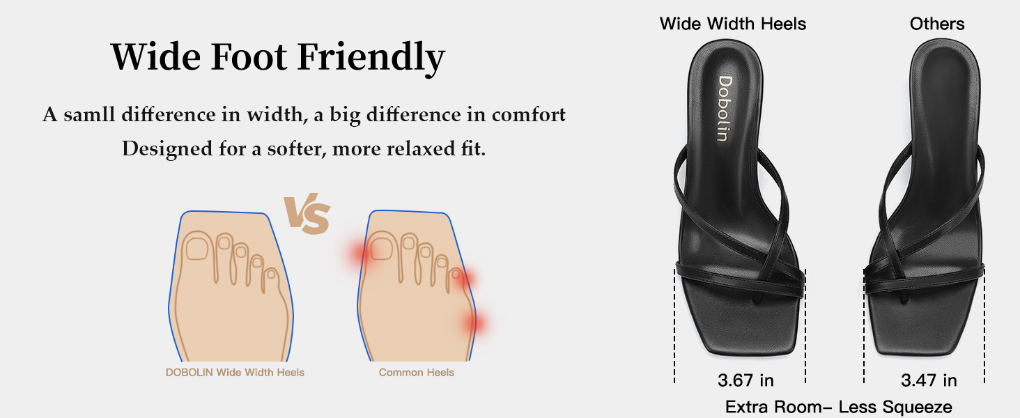 wide width kitten heels