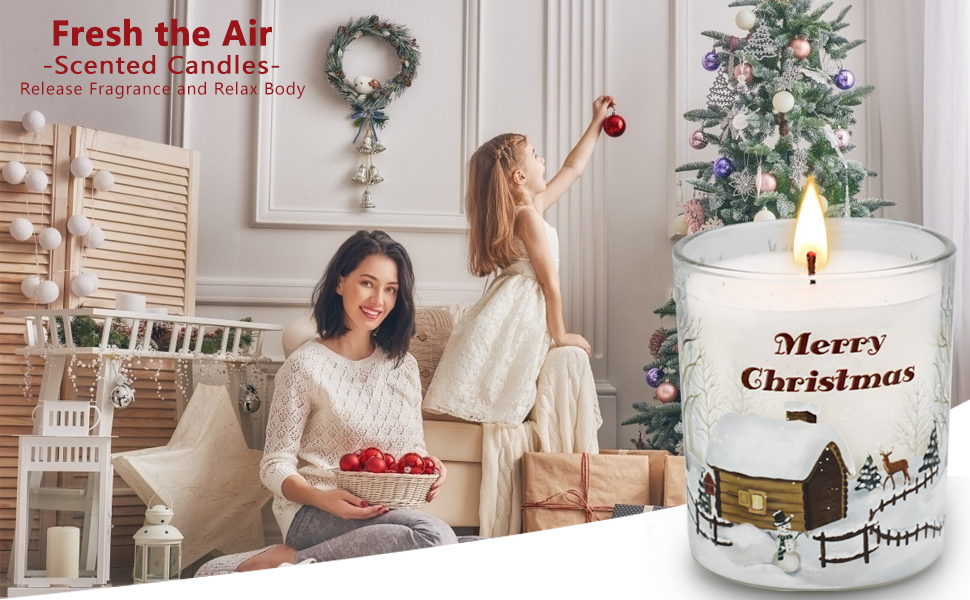 christmas candle gifts for women aromatherapy soy candles for home scented