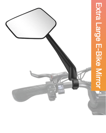 Urby Bike Mirror Handlebar Mount For Fat Tire Electric Scooter/Bike