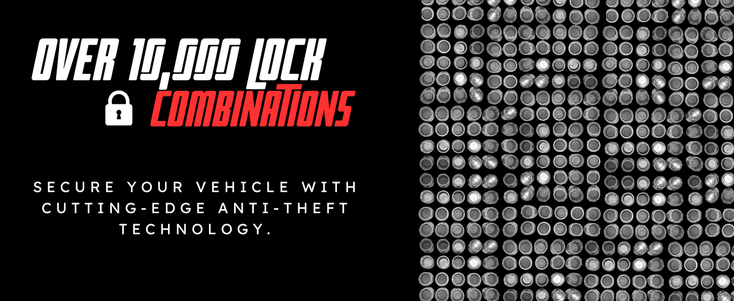 Wheel locks, galaxylock, lug bolts, antitheft wheel locks, wheel protection