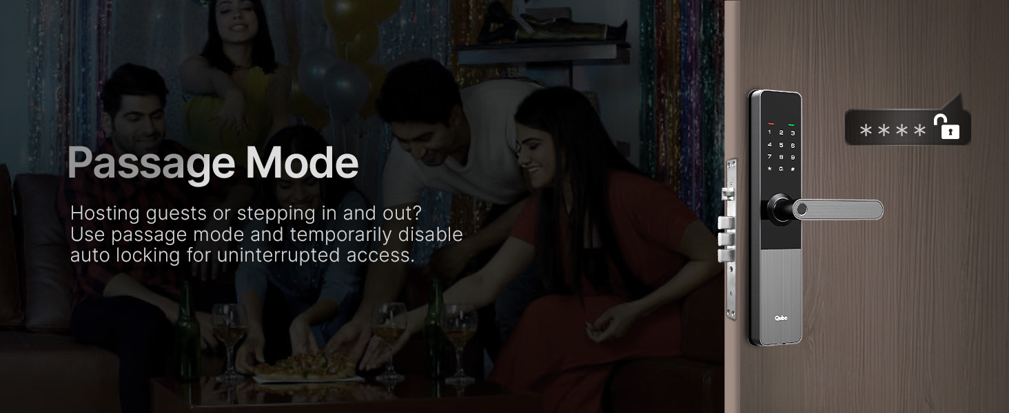 Optima Smartdoor lock Black