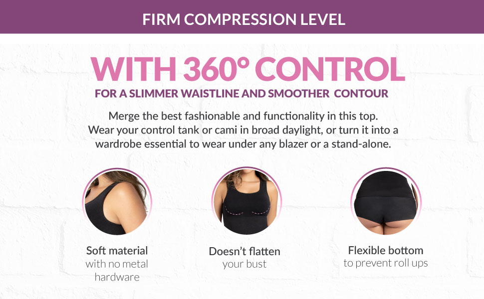 Shaping cami, control tank, tummy control and waist slimmer top, shaping cami, Fim control shaper