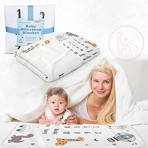 baby milestone blanket, baby monthly milestone blanket boy, baby boy milestone blanket