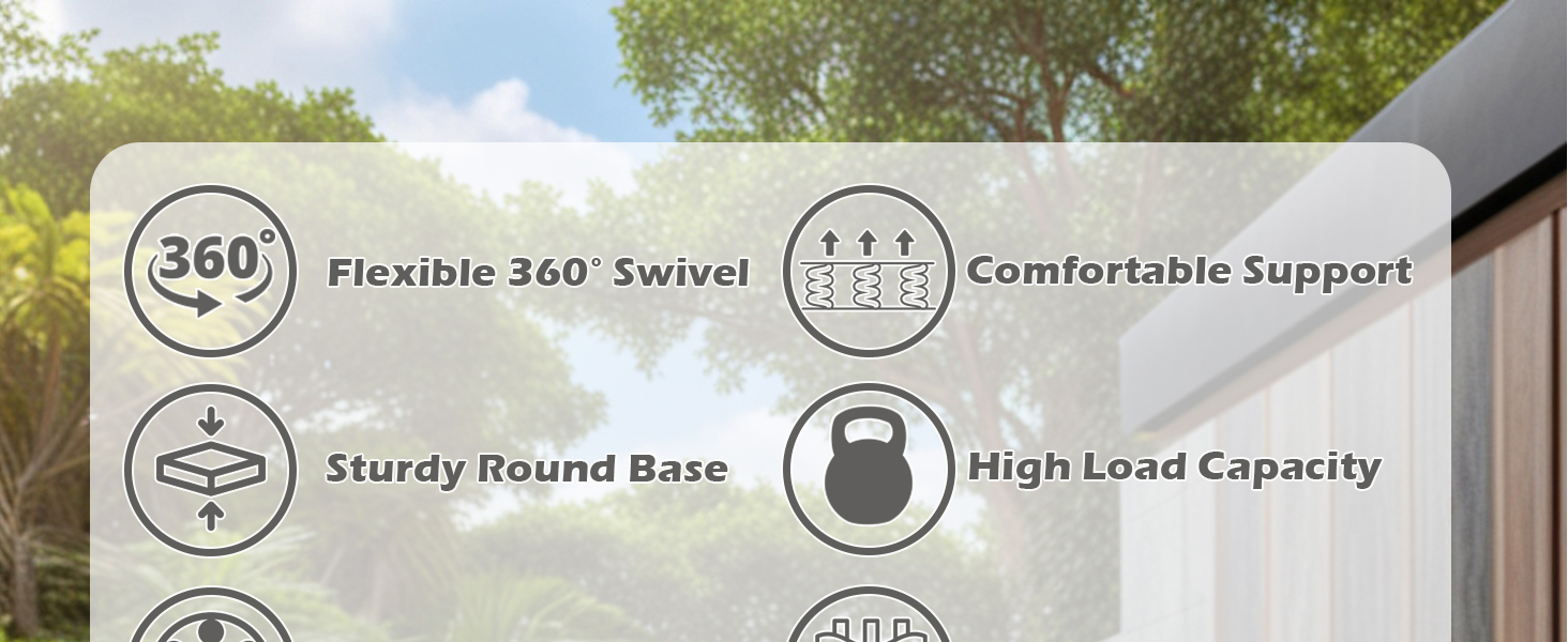 3 Pieces Patio Furniture Set