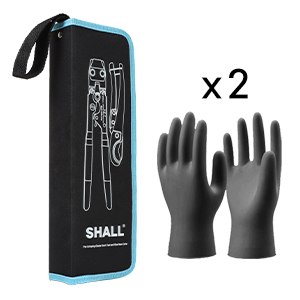 storage bag & 2 pairs of pvc gloves for pex connection