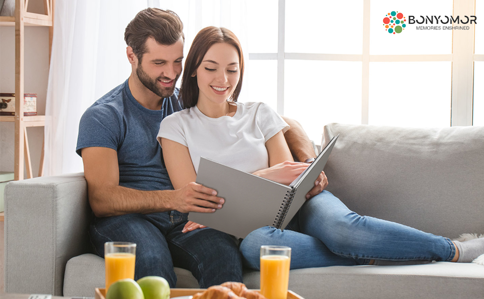 Scrapbook Album 12x12 Inches 100 Pages Hardcover Kraft