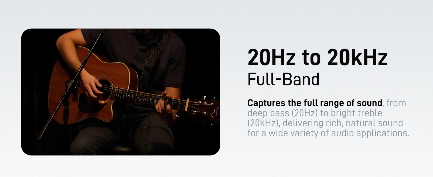 20hz to 20khz full-band