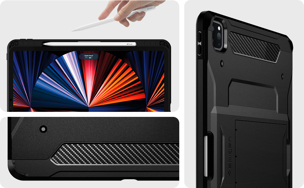 【色:ブラック】Spigen iPad Pro 12.9 ケース 第6/5世代( Amazon.co.jp: Spigen iPad Pro 12.9 ケース 第6世代 / 第5世代