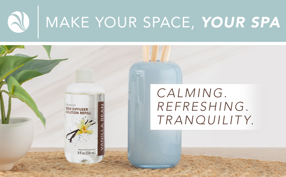 Sparoom Vanilla Bean Reed Diffuser Solution Refill Oil
