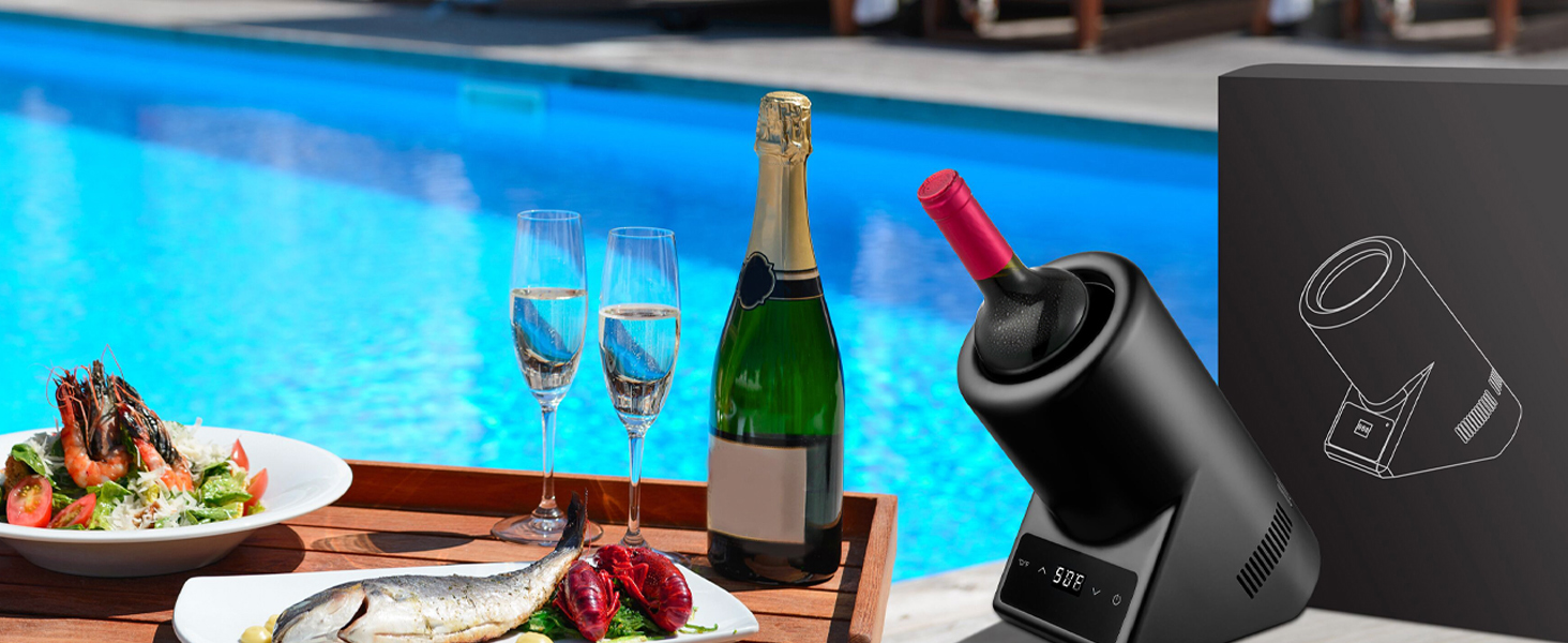 champagne bottle chiller wine bottle cooler chiller champagne chillers for bottles wine keep cold 