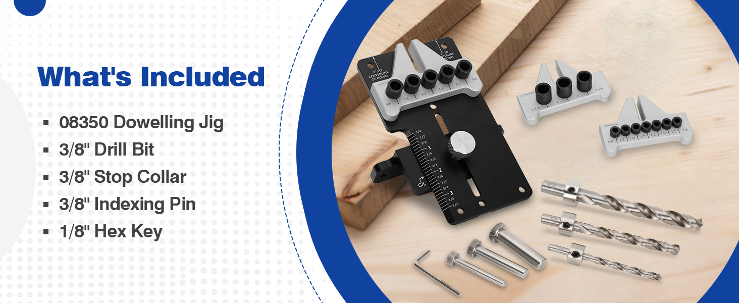 08350 Dowelling Jig Kit Master Kit