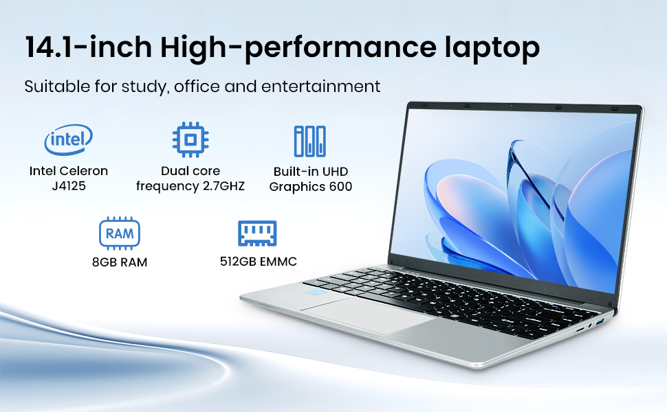 mini laptop 10 inch gray