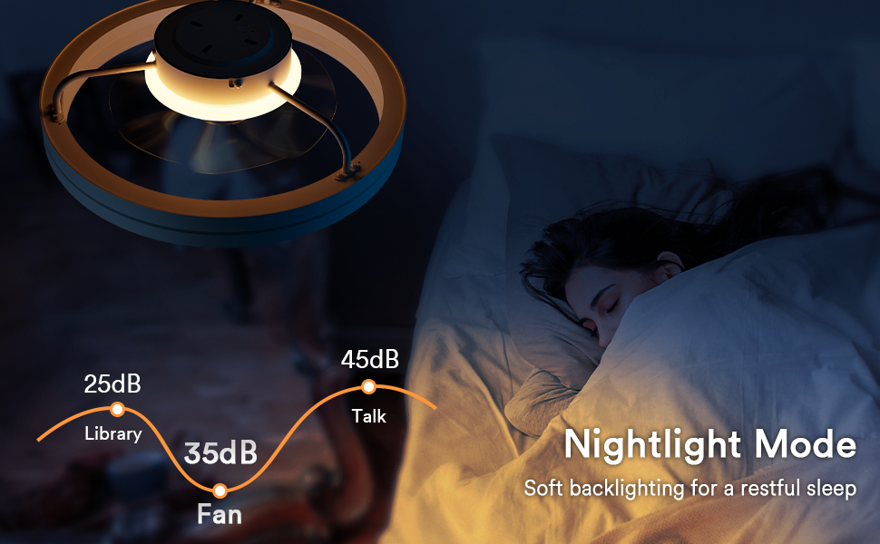 smart ceiling fan nightlight mode