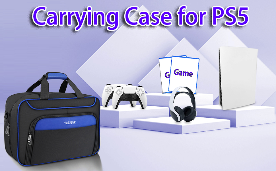 Carrying case for PS5