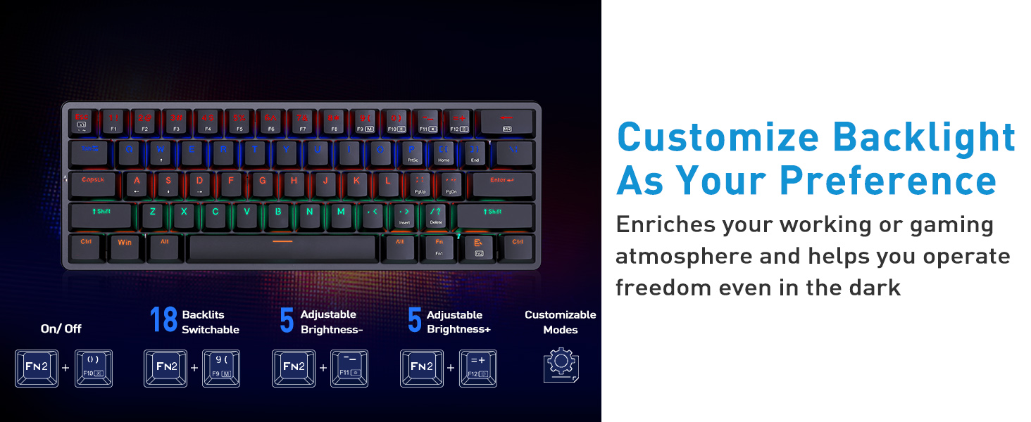 Customize Backlight As Your Preference