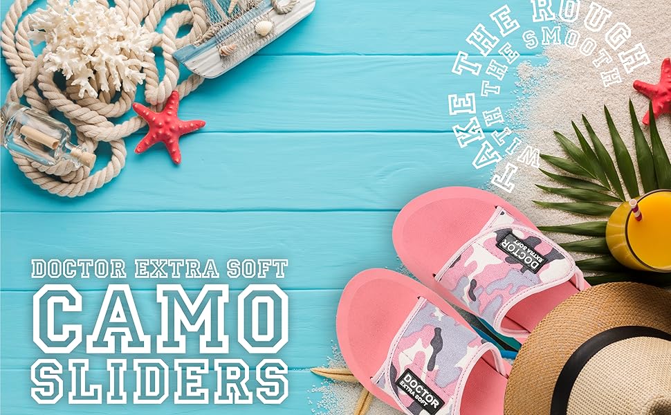 Doctor Extra Soft Camo Siders for women. High on comfort and higher on Fashion Quotient.