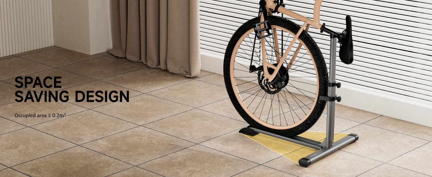 monTEK Bike Stand, Vertical Bike Stand for Indoor Bike Storage, Upright Bike Stand