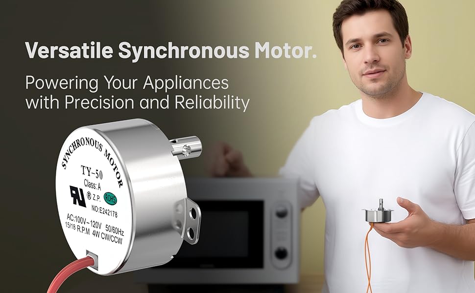 ゼンスイ　NYOS　QUANTUM120S 60Hz Synchronous Motor 100-120V AC 50/60Hz 15-18RPM Shaft