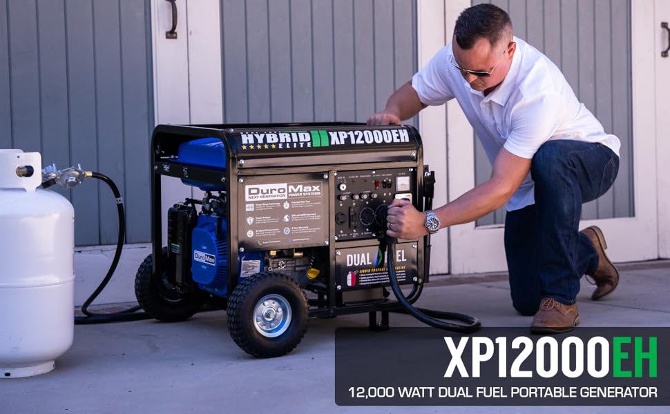 DuroMax XP12000EH Generator12000 Watt Gas or Propane