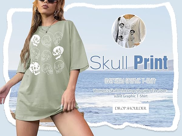 ★GENERAL IDEA★ WOMAN Wide Neck Graphic Loose Fit T-Shirt [ il_fullxfull.6232685067_slnc.jpg