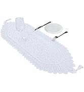 rockcloud Lace Table Cloth Runner for Wedding Banquet Decorations, Christmas Party Table Decor, W...