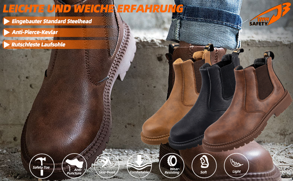 Sportliche Atmungsaktiv Sneaker Sportlich Schutzschuhe Arbeits Turnschuhe Stahlkappe Arbeitsschuhe