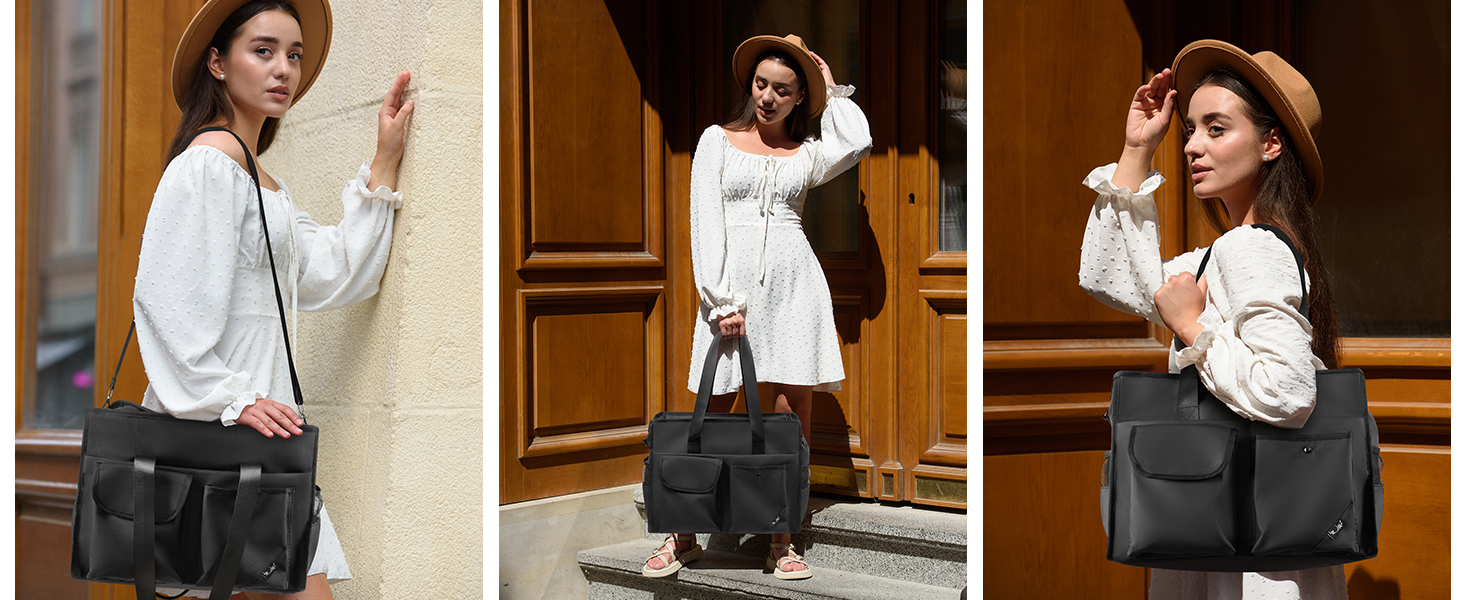 tote bag with pockets