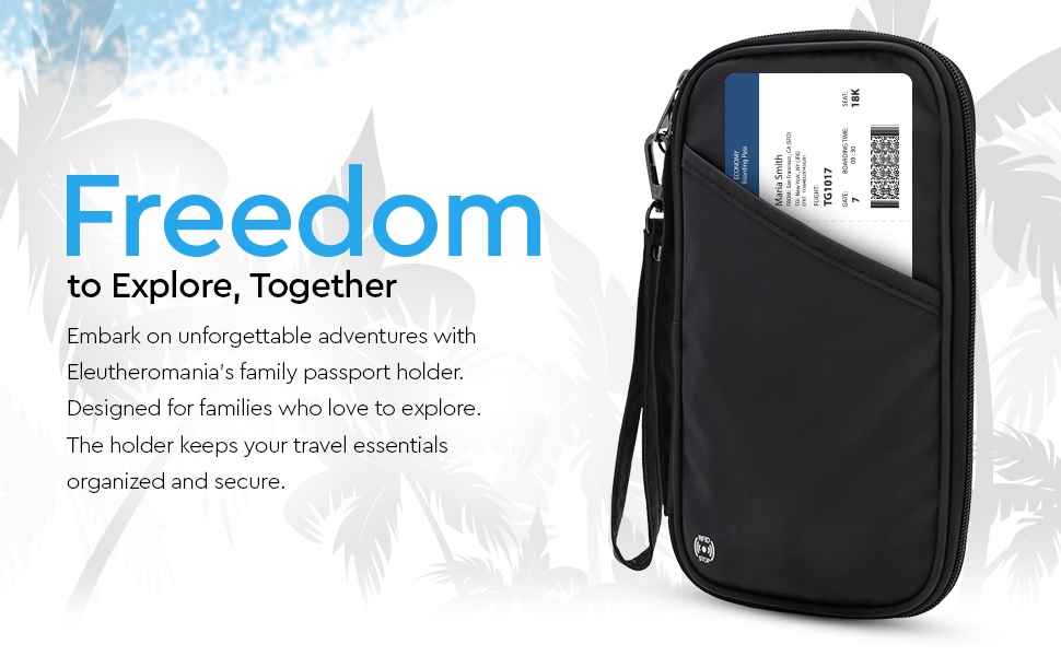 passport holder for travel family