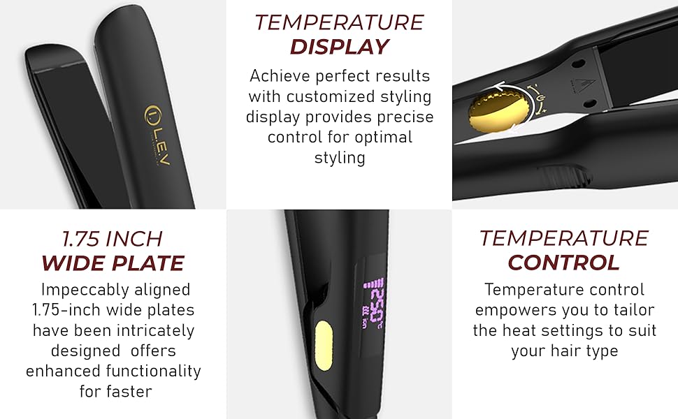 LCD Hair Straightener