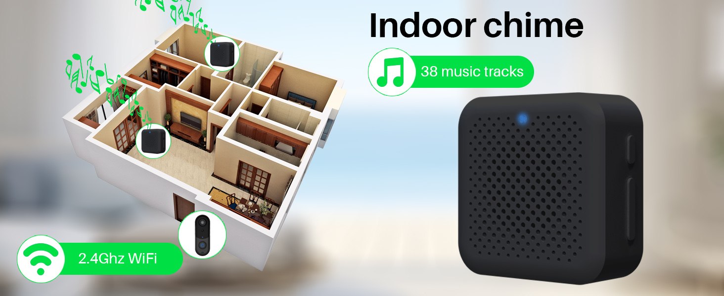 doorbell camera with indoor chime