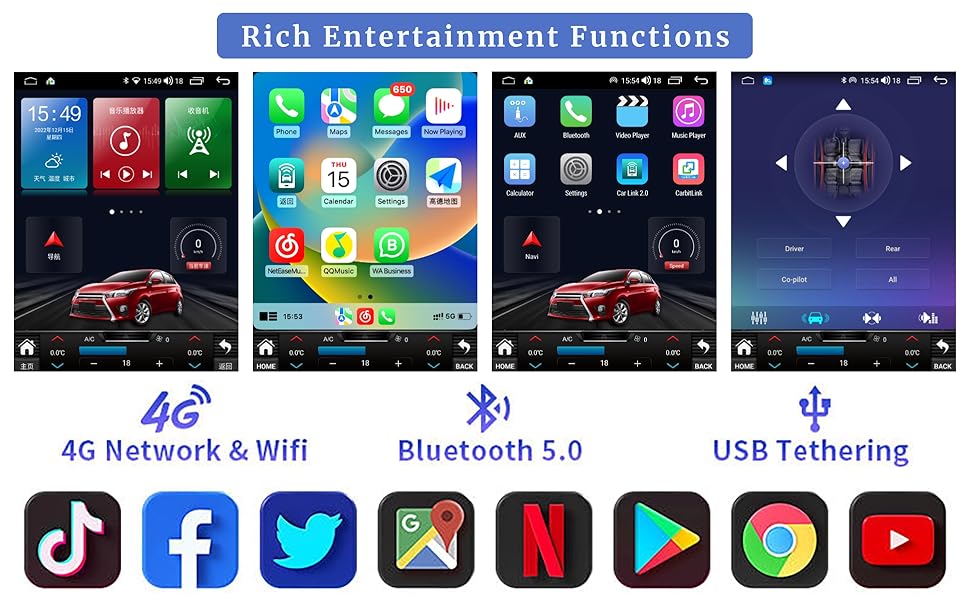 Car Radio Multi-Touch Screen for Infiniti JX QX60 Auto Electronics Multimedia Car DVD Player