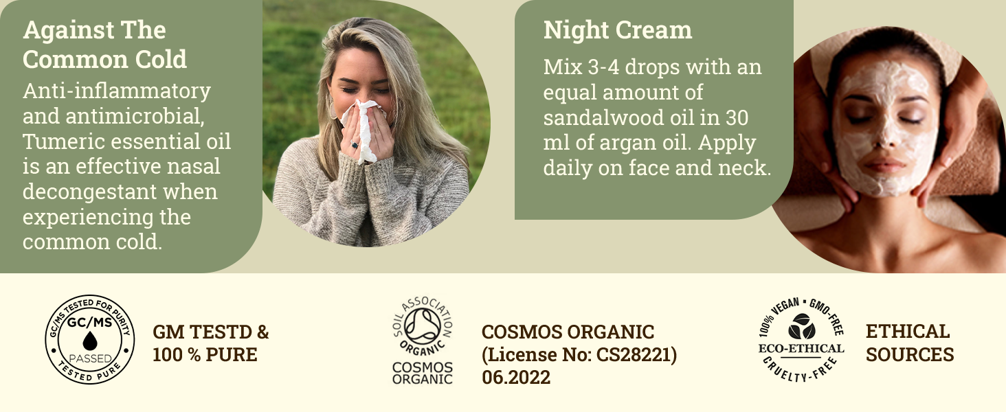 Rosemary Essential Oil Cosmos Certified Organic 100% Pure Spanish Therapeutic Grade for Aromatherapy