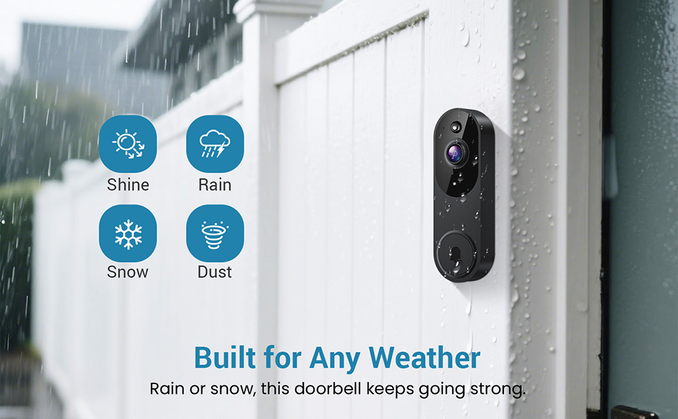 1080P Smart Wireless Video Doorbell Camera
