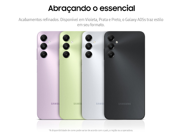 Smartphone Samsung Galaxy A05s 6,7 Tela Infinita 128GB + 6GB