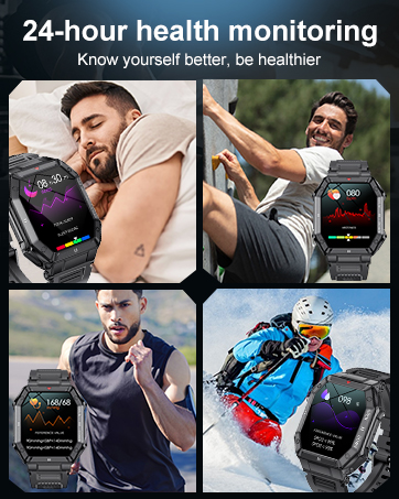 smartwatch for men android watch for men indestructible smart watch
