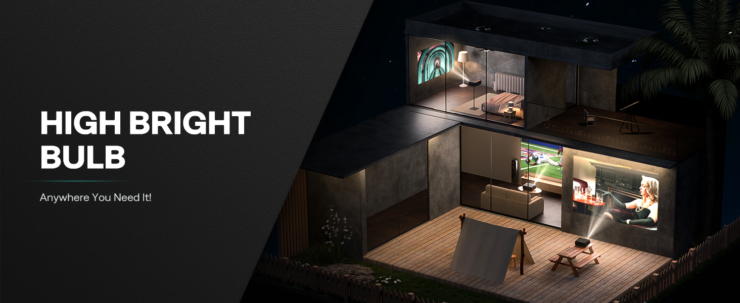 Projector Anywhere-d1pro-pc