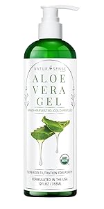 Amazon.com: NaturSense USDA Organic Aloe Vera Gel from 100